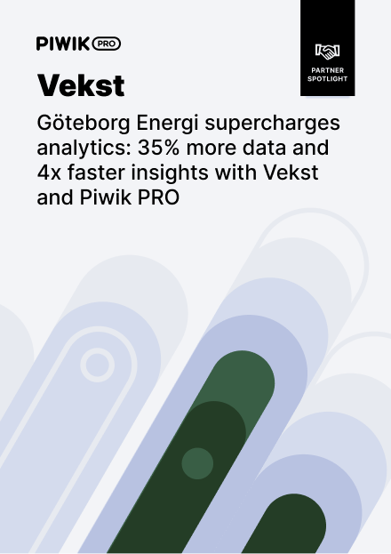 Göteborg Energi supercharges analytics: 35% more data and 4x faster insights with Vekst and Piwik PRO